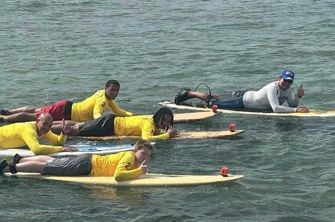 60 to 90 minutes Open Book Surfing Lesson with Certified Guide - The vibe: aloha, but make it practical