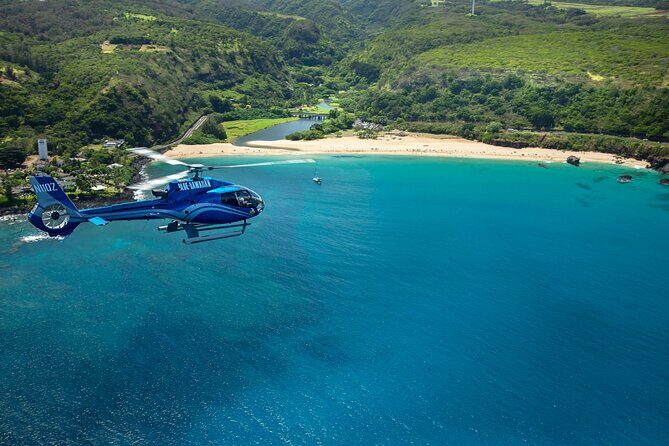 Blue Skies of Oahu Helicopter Tour - Flying over Pearl Harbor and the USS Arizona Memorial without the crowds of the ground