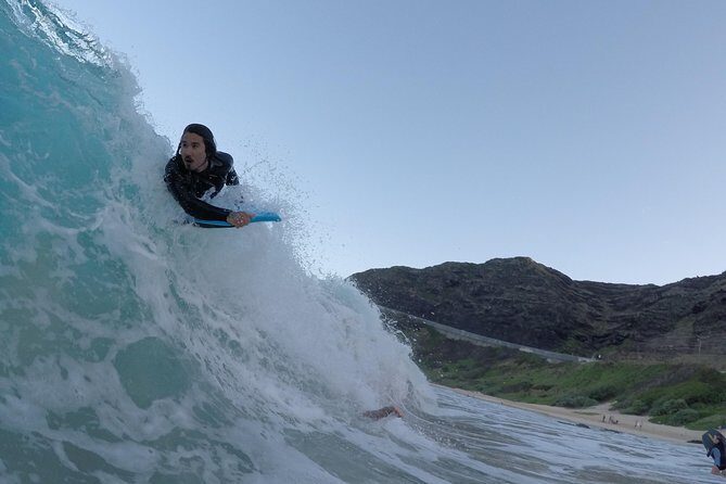Bodyboarding 1-to-1 Private Lesson with Waikiki Courtesy Shuttle - Coaching Names You Can Remember: Chelsea and Kevin