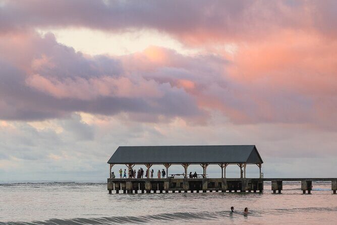 Day Trip fr Oahu to Kauai: Highlights & Movie Sites w/ Helicopter - Hanalei and the pier: small-town charm with a film-scene shortcut