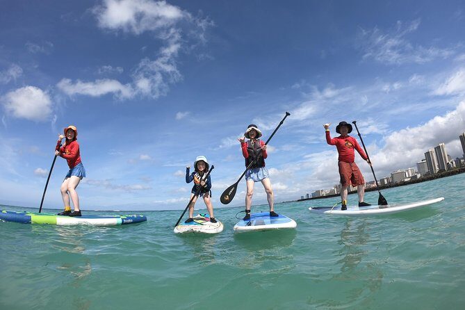 Family Stand Up Paddle Lesson with Waikiki Courtesy Shuttle - Key things to know before you go