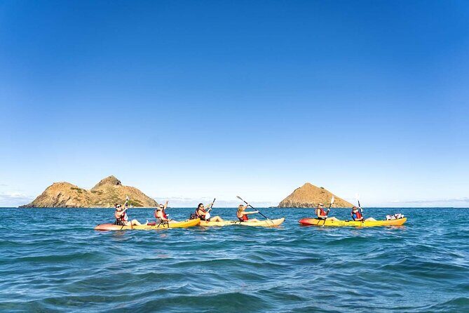 Guided E-Bike and Kayak Tour to Mokulua Islands in Kailua, Oahu - The return paddles: back to Kailua Beach Park, then the e-bike ride