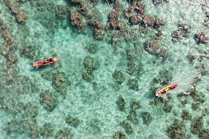 Guided Kayak Tour to Kailua’s Twin Islands - First paddle out of Kailua Beach Park: getting oriented fast