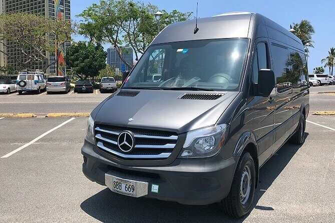 HNL Airport & Waikiki Private Transfer by Brand New Mercedes Van - Price and Value: $160 Per Group Up to 14 People