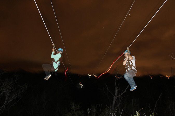 Night Zipline: 3 Zipline Adrenaline Adventure - Snacking With S’mores and Campfire After the Rides