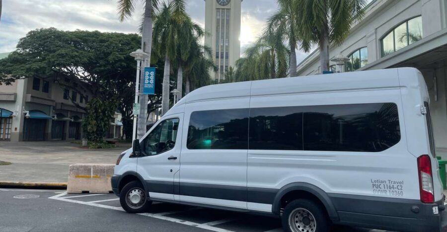 Oahu: Ko Olina or Kapolei to Airport Private Transfer - The Van Ride: Private, Air-Conditioned, and Built for Your Group