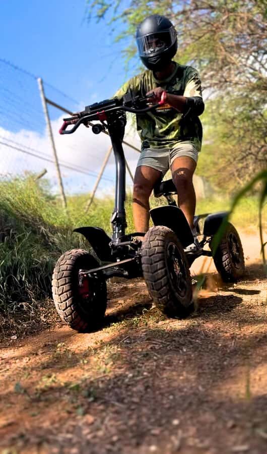 Oahu: Off road Stand-Up ATV and Sunset Snorkel Cruise - Stand-Up EzRaider ATV at Coral Crater: Where the Adrenaline Comes From