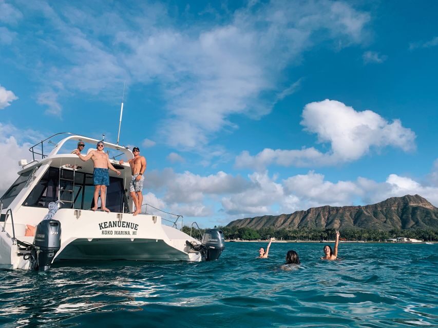 Oahu: Private Catamaran Sunset Cruise & Optional Snorkeling - Kewalo Basin departure: your private catamaran setup