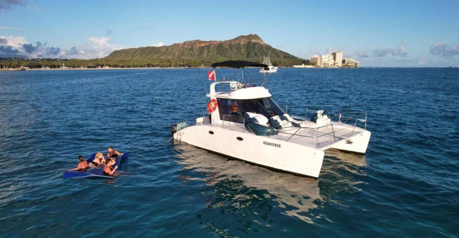 Oahu: Private Catamaran Sunset Cruise & Optional Snorkeling - Onboard comfort and the smart little perks