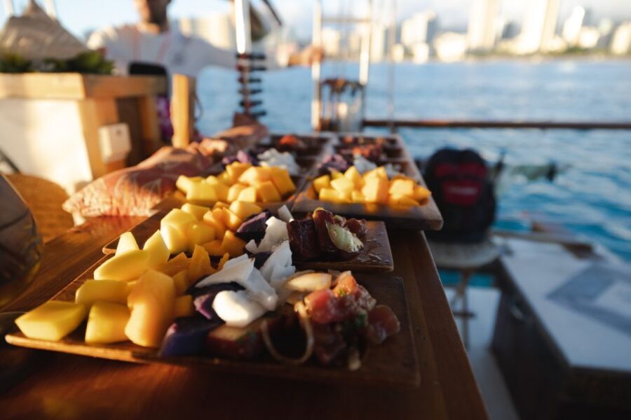Oahu: Traditional Canoe Sunset Cruise with Dinner - What to Bring: Sun Protection and a Dry-Comfort Mindset
