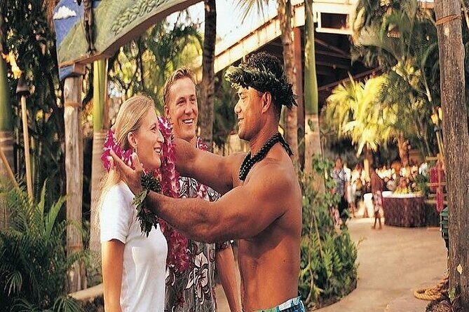 Pearl Harbor, Dole Plantation, Polynesian Center from Waikiki - Polynesian Cultural Center: Six Island Nations, Villages, Canoe Ride, and the Pageant
