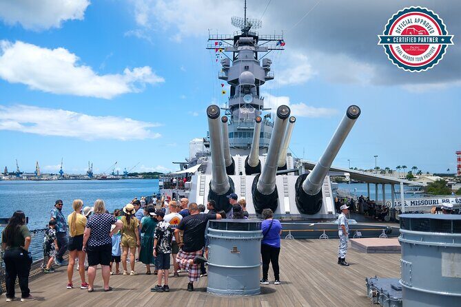 Pearl Harbor Remembered Tour - USS Oklahoma Memorial and nearby walking time