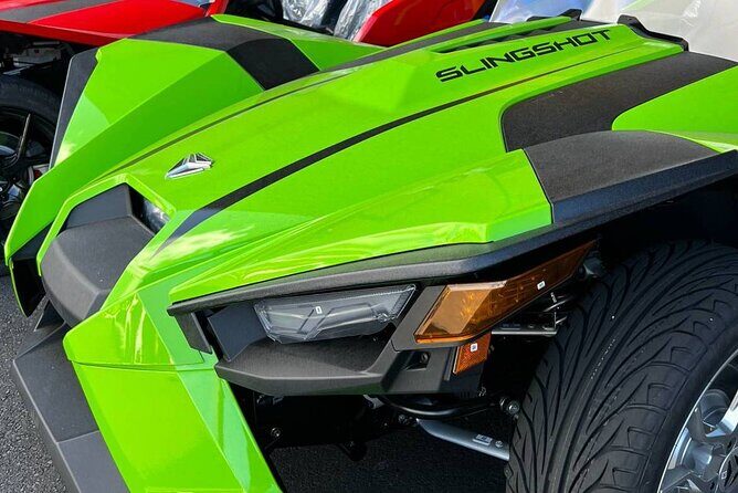 Polaris Sling Shot Rental - SL w/ Tech Package - Metalic Red - What You’re Renting: Polaris Slingshot SL Tech Package in Metallic Red