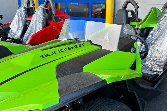Polaris Sling Shot Rental - SL w/ Tech Package - Metalic Red - Rockford Fosgate Audio: Make the Ride the Attraction