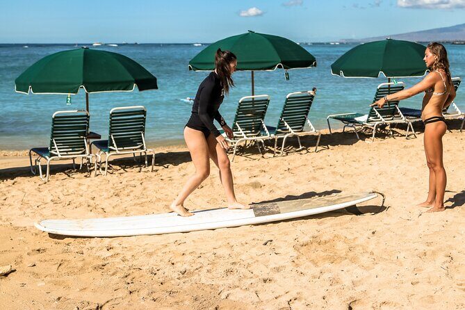 Private 1-On-1 Surf Lesson - Where you meet: Stoke Drift Surf School on Kālia Rd