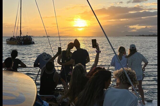Private 90-Minute Sunset Sail Charter (Kewalo Harbor) - Drinks and vibe: soda, water, adult cocktails, and an attentive crew