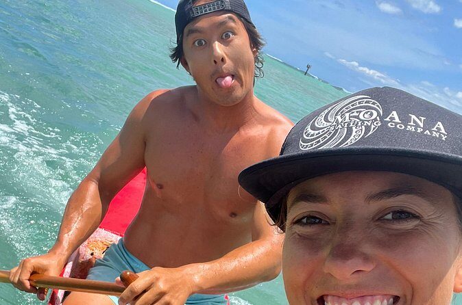 Private Outrigger Canoe Surfing Experience - The surf session: what “about an hour surfing” really means