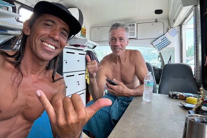 Private Surf Lesson 100% support any level 90mins is perfect time - Gear You Get: Dry Suit Top or Rash Guard, Reef Shoes, and an NSP Longboard