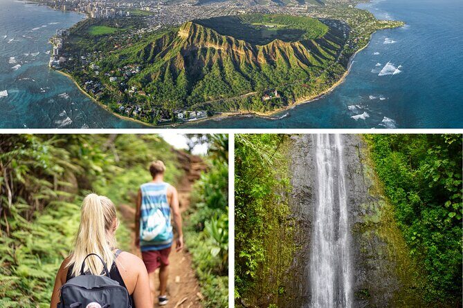 PRIVATE TOUR-Hike Diamond Head & Hawaiian Waterfall - Diamond Head State Monument: stairs, steep sections, and 360-degree rewards