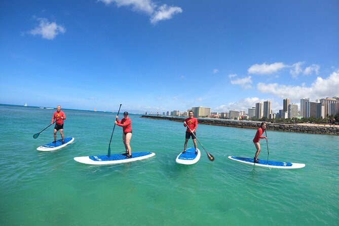 Stand Up Paddle Open Group Lesson with Waikiki Courtesy Shuttle - Ohana Surf Center check-in at the Waikiki Beach Marriott