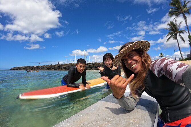 Surf Lessons get your Social Media video & photos you Surfing HI. - Small-Group Surf Coaching at Pau Hana Sailing, Oahu