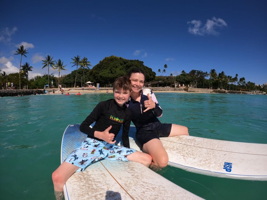 Waikiki: Family, Private, and Group Surfing Lessons - Gear-up at the Ohana Surf Center: included equipment saves real money