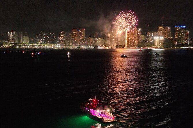 Waikiki Friday Fireworks Party Cruise with Live DJ & Full Bar - Getting to Kewalo Basin Harbor at 5:30 pm (no shuttle)