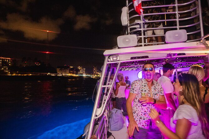 Waikiki Friday Fireworks Party Cruise with Live DJ & Full Bar - DJ, full bar, and the drink strategy (ticket vs unlimited cup)