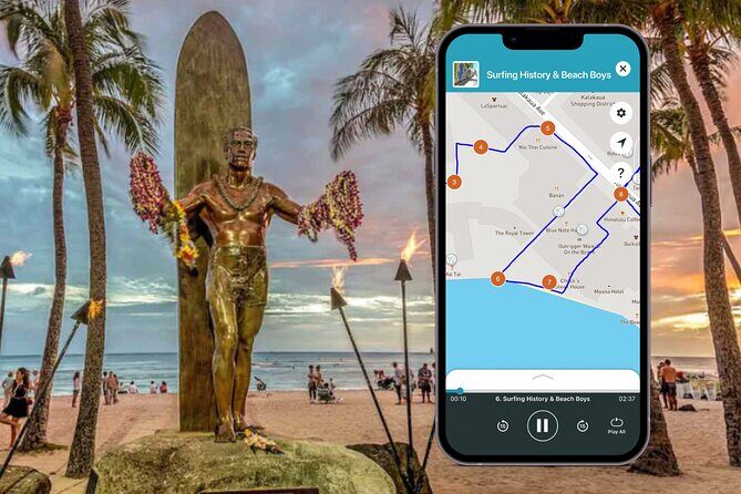 Waikiki Self-Guided Audio Walking Tour - How the audio tour works on your phone (and why it feels low-stress)