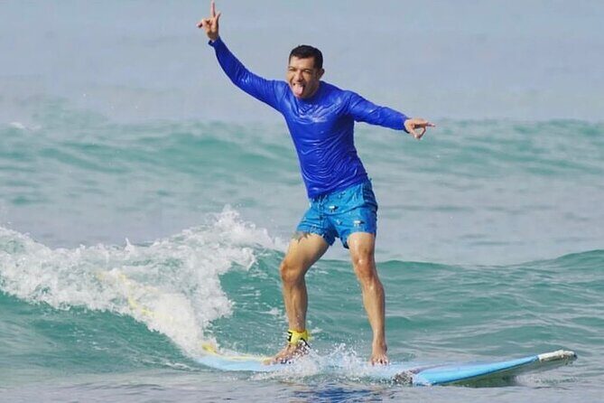 Waikiki Surf Lesson (Hawaiian Boy Surf School) - In the water: one-on-one coaching that keeps you from guessing